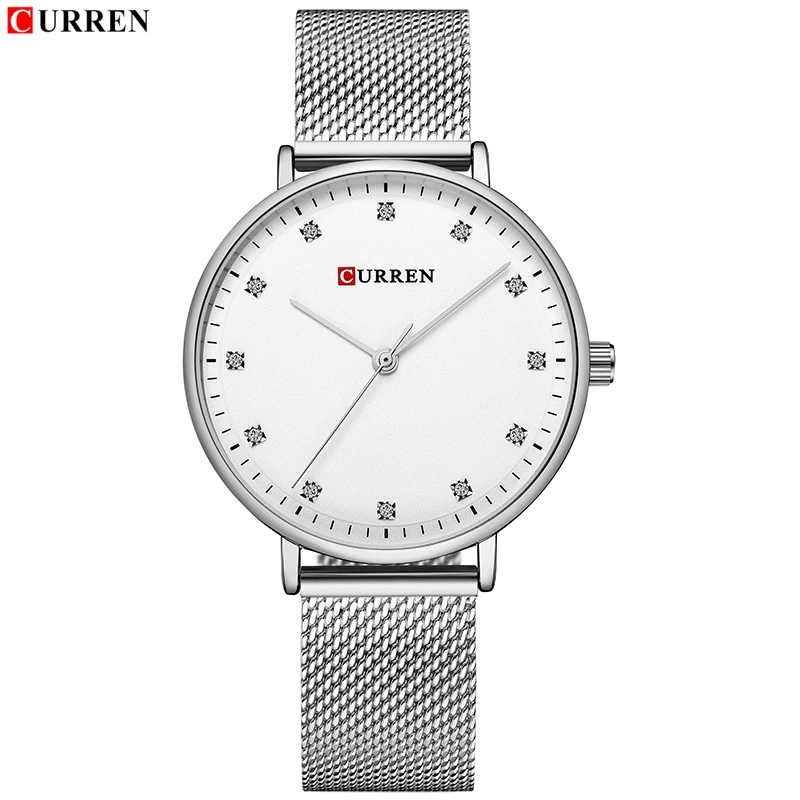 2018 CURREN новые кварцевые женские часы наручные лучший бренд модные Дамское Платье