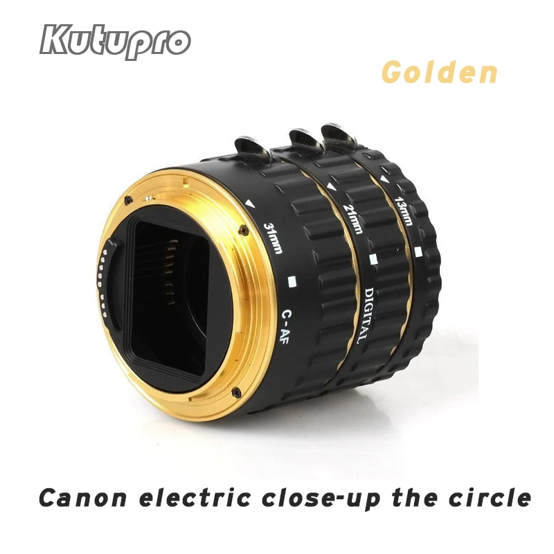 Кутупро Авто фокус Макро Удлинитель Набор 12 20 36 мм переходное кольцо для canon 60D 70D 5D