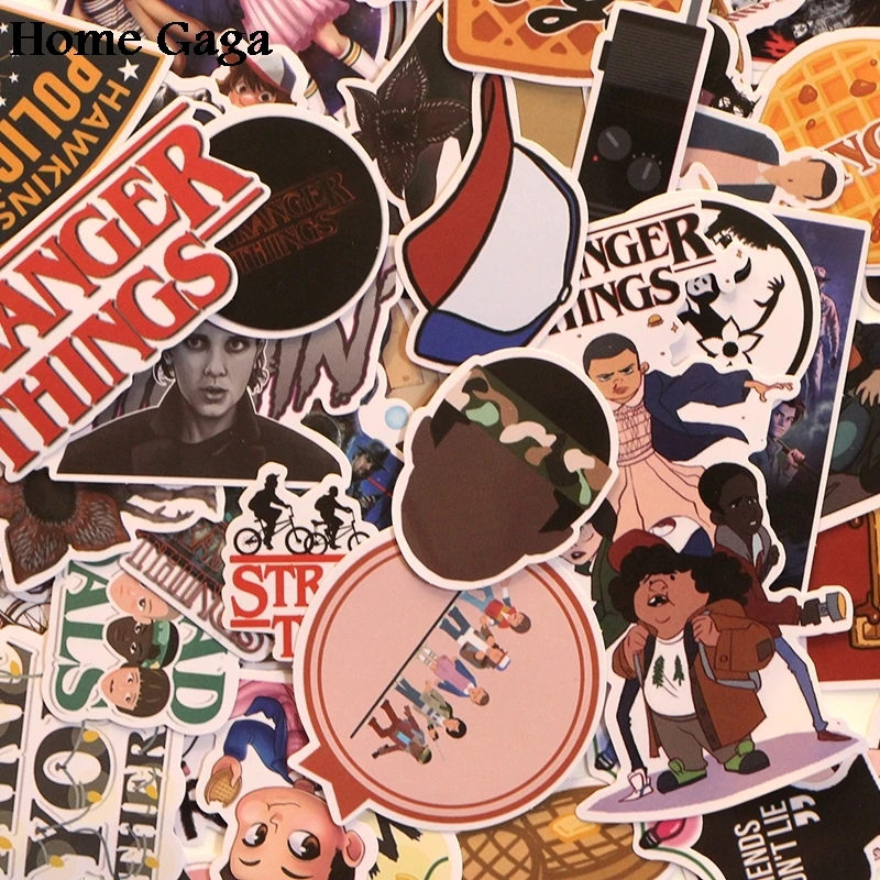 20 компл./лот Homegaga 66 шт./компл. странные вещи diy 90s художественный блокнот с рисунком телефона ноутбука Скрапбукинг альбом наклейки D1437