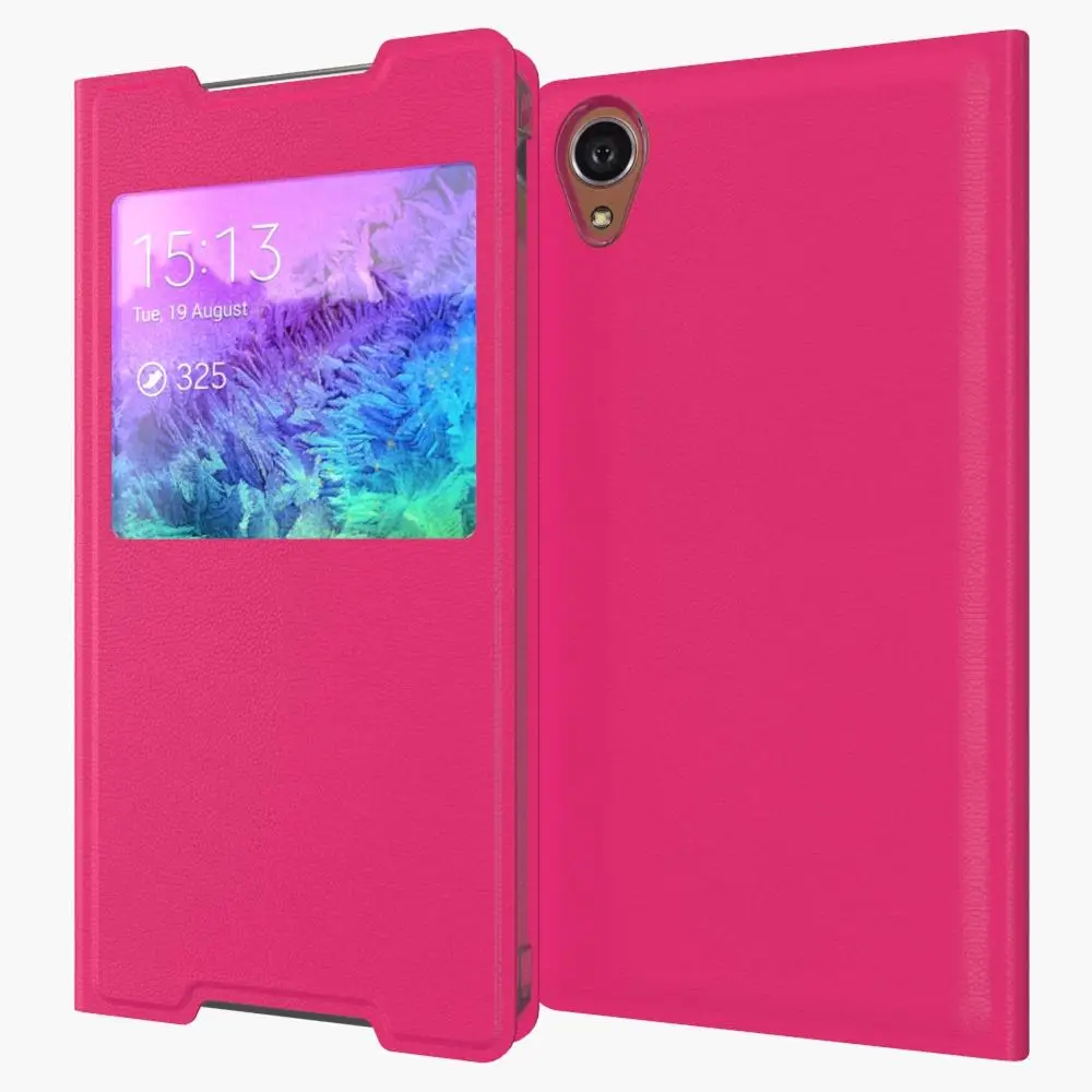 Для Sony Xperia Z3 + E6553/Z3 Plus dual E6533/Sony Z4 роскошный Ультратонкий Флип-кейс из