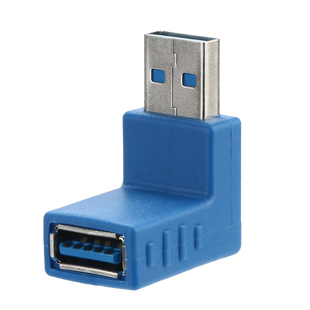 Удлинительный Кабель USB 3 0 A папа Мама переходник под прямым углом 90 градусов