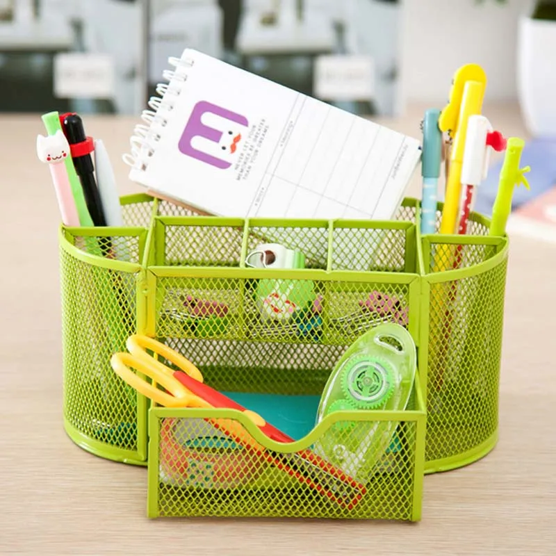 Новое поступление металлический сетчатый настольный офисный органайзер