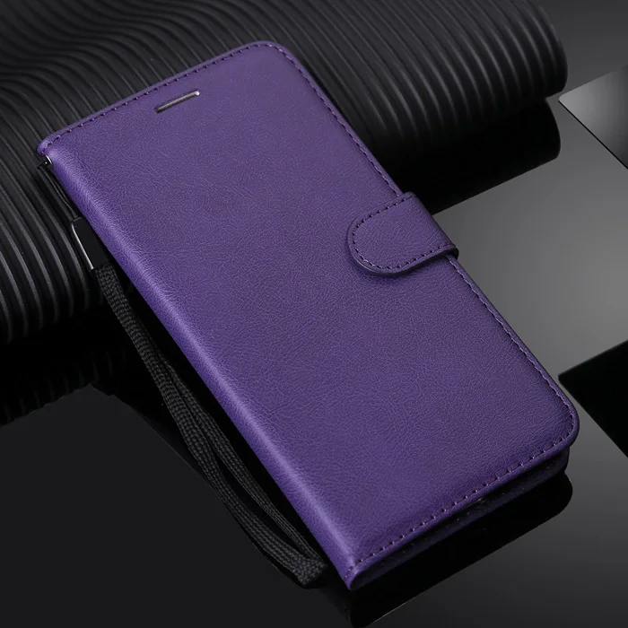 Фиолетовый Кожаный чехол-книжка s для samsung A10 A20 A30 A40 A50 A70 Чехол-книжка для samsung Galaxy M30 M20 M10 чехол - Цвет: Фиолетовый