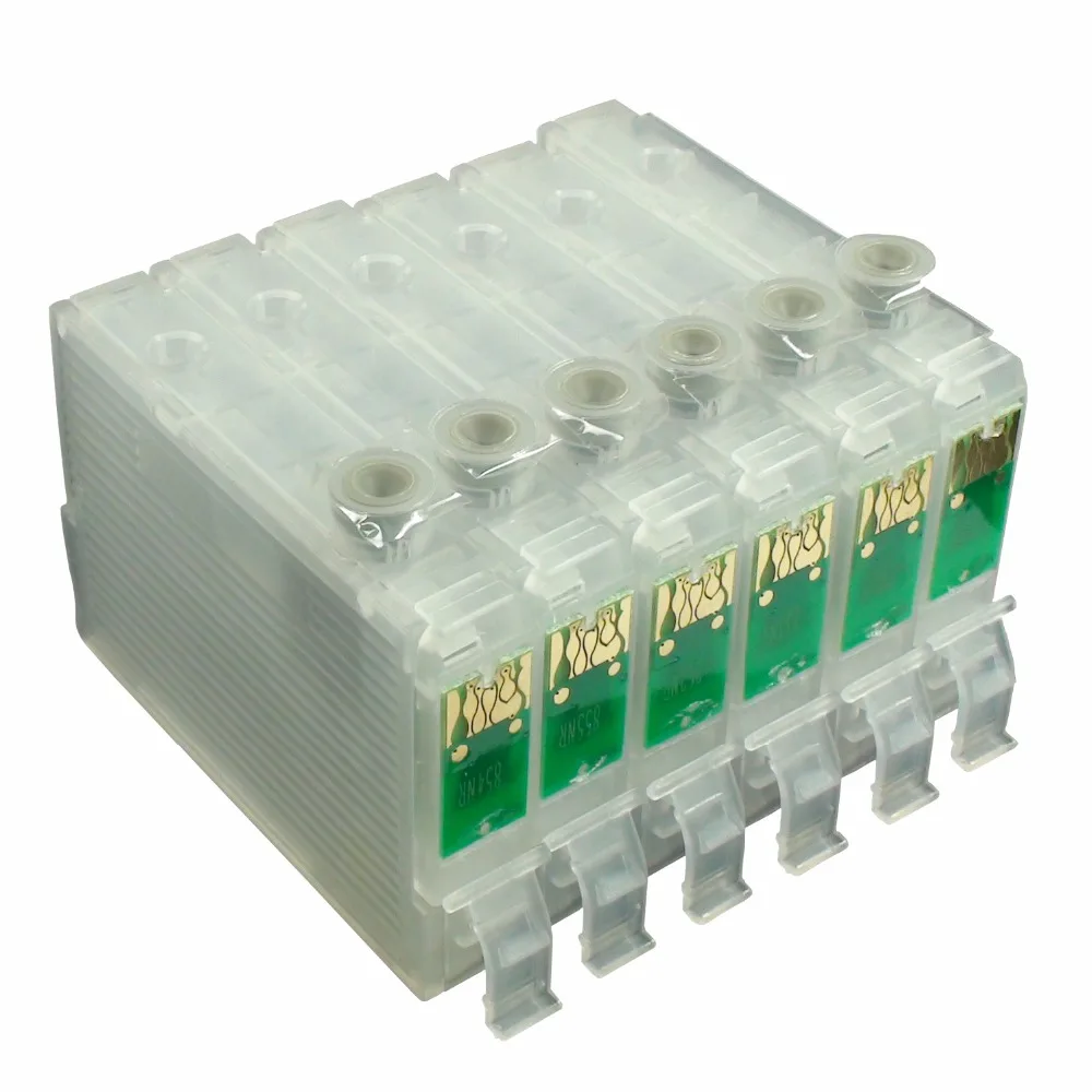 CEYE многоразовые картриджи для EPSON R265 R285 R360 RX560 RX585 RX685 P50 PX650 PX660 PX700W PX710W PX720WD T0801 T0806|ink