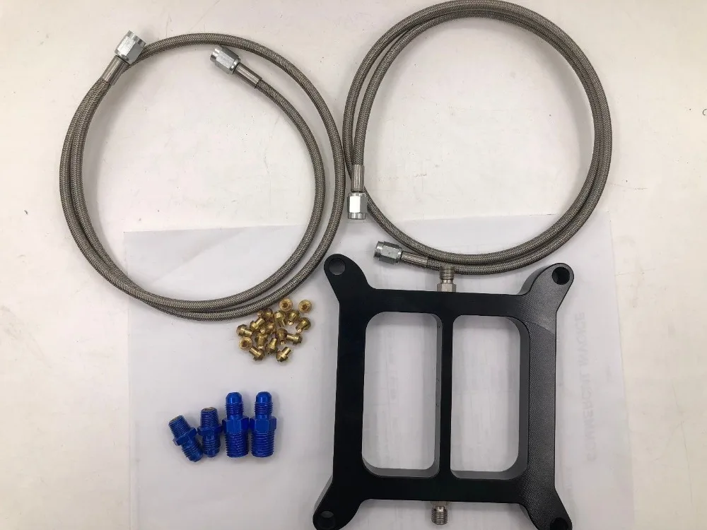 NOS/NX/ZEX/Cheater Holley 4150 комплект азотных пластин 50-250HP NitrousPlus