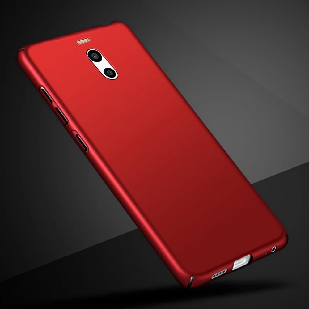 Простой чехол для телефона Meizu M6 Note жесткий пластиковый матовый 5 дюйма Meilan 6