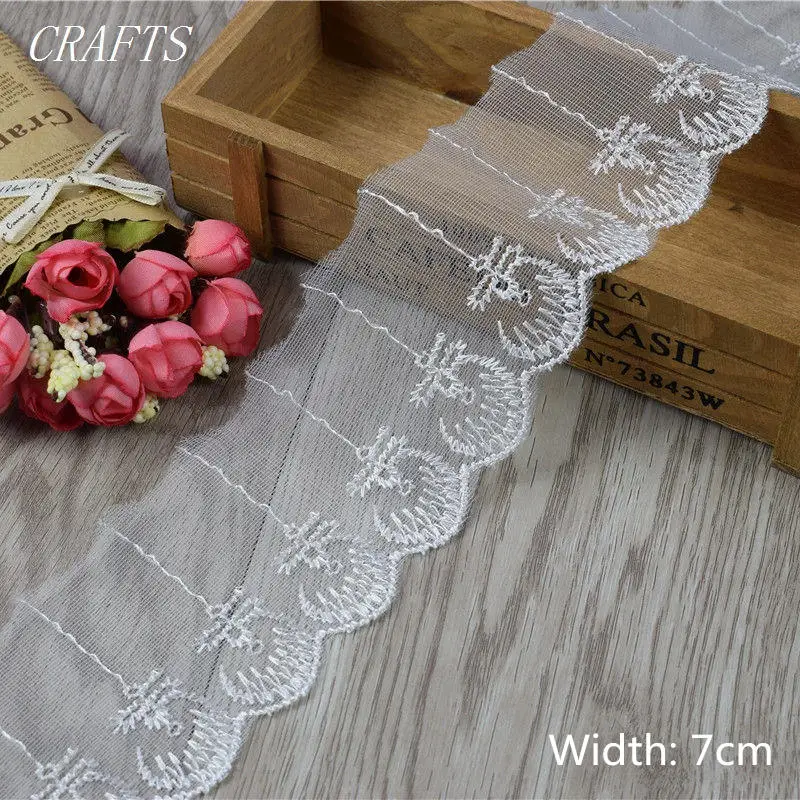 10 ярдов красивое дневное белое свадебное платье diy|diy wedding dress|embroidery lacewhite lace |
