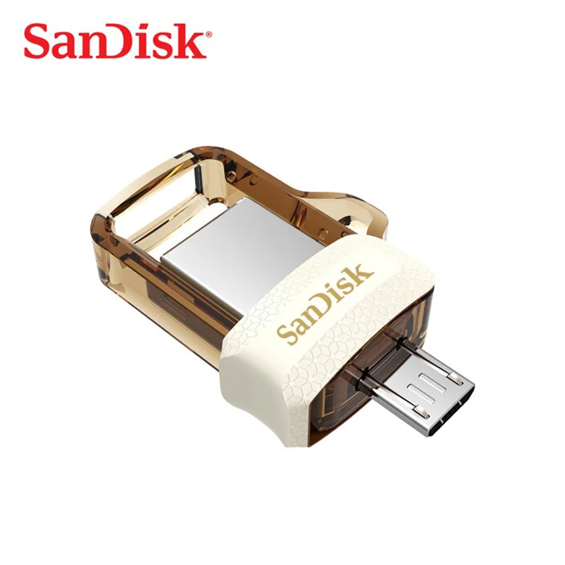 Флеш накопитель SanDisk mini 32 Гб OTG USB флеш 16 ГБ 64 128 двойной Автомобильный ключ Usb 3 0