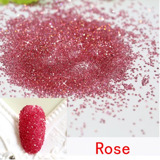 

Non Hotfix Crystal Strass Rhinestones 1.2mm Rose 1440pcs Nail Art Crystals DIY 3D Gems decoration