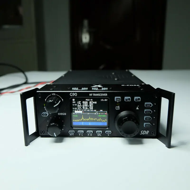 Xiegu G90 HF любительский радиоприемопередатчик 20 Вт SSB/CW/AM/FM 0,5-30 МГц SDR структура со встроенным Авто антенным тюнером