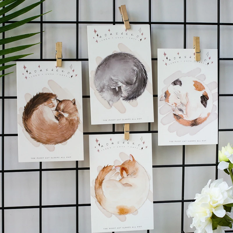 Поздравительная открытка с изображением кошки 30 дюймов|Визитки| |