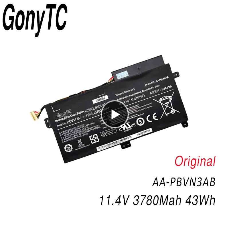 11,4 V первоначально AA-PBVN3AB ноутбук Батарея для samsung Np470 NP51OR5E NP510R5E Ba43-00358a NP370R4E Np510 NP370R5E NP450r5e