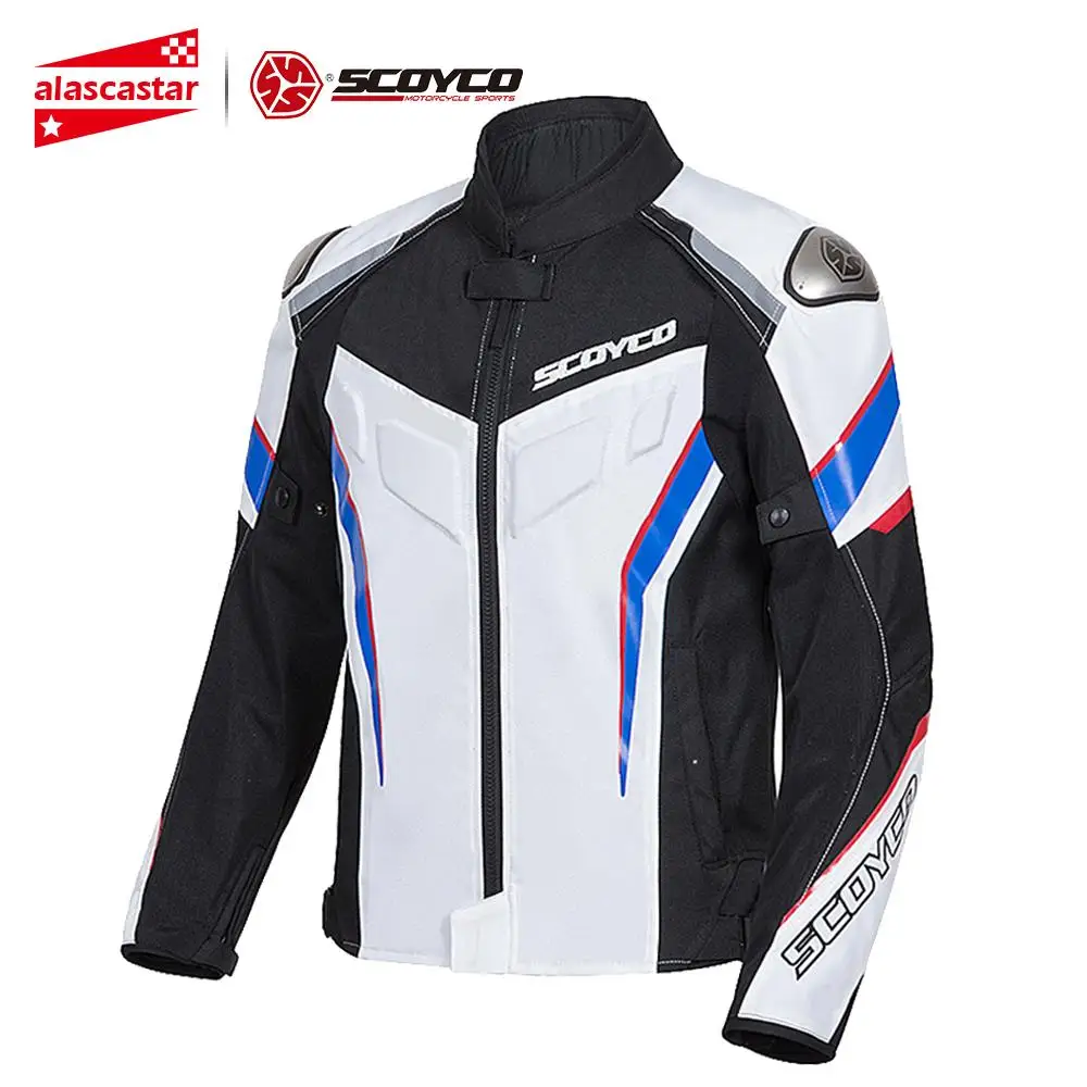 SCOYCO летняя мотоциклетная куртка + мотоботы Светоотражающая дышащая Chaqueta