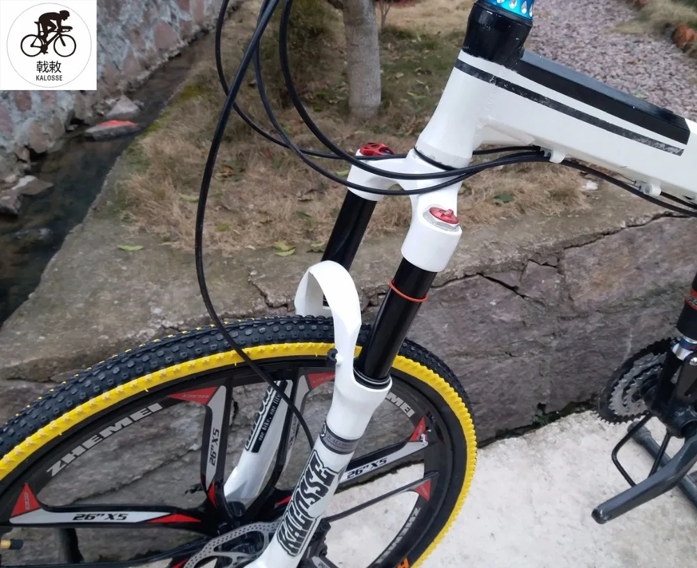 Kalosse 10 spokes wheels bicicleta Bike atv Folding full suspension mountain bike 26er 21/24/27/30 speed | Спорт и развлечения