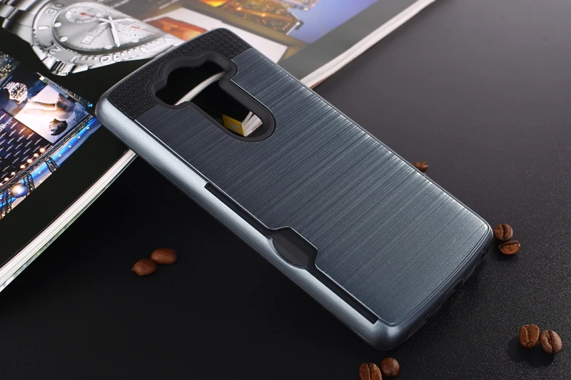 Защитный чехол для телефона с держателем карт LG G5 G6 V20 V30 V40 противоударный жесткий