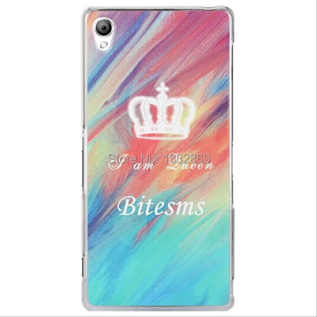 Cool Painting Case for sony xperia Z3 Eiffel Tower Red Lips Fashion Design Hard PC Protective Phone Cases back cover Colorful |