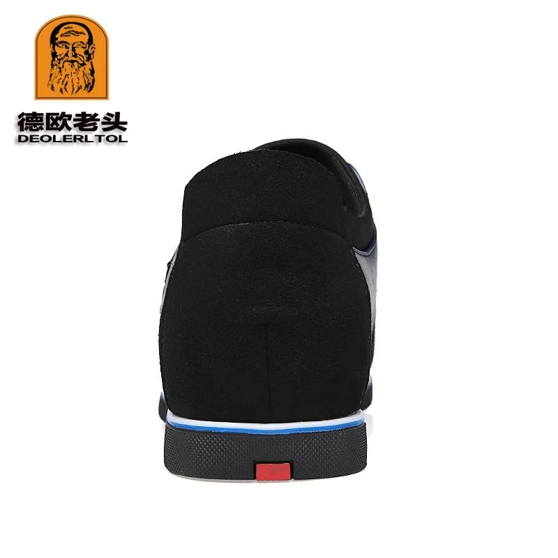 Мужская обувь из натуральной кожи и замши британская повседневная увеличивающая