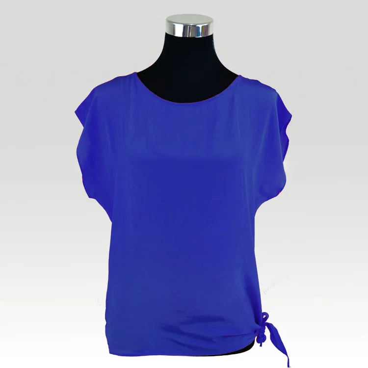 Рубашка женская из 100% натурального шелка однотонная свободного размера | Женская