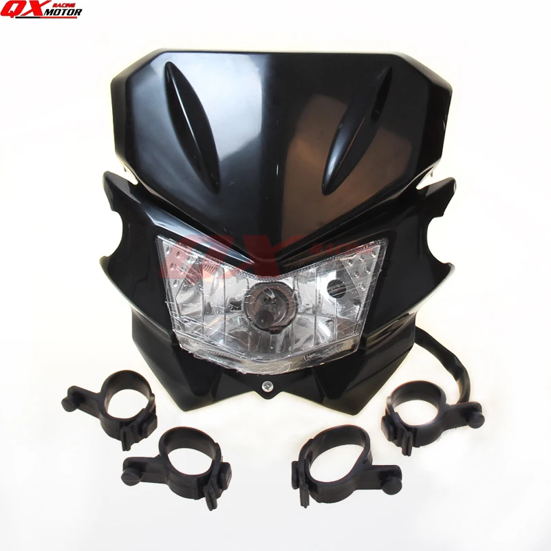 Фара для мотокросса KLX KX 110 WR250F WR450F фара 12 в 35 Вт H4 внедорожные велосипеды|fairing