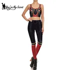 Женский костюм-двойка You Are My Secret, легинсы со средней посадкой, укороченный топ, штаны для фитнеса, 2021