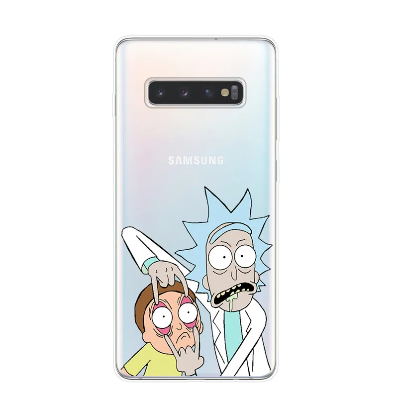 T6364 Рик и Морти силиконовый чехол-накладка из мягкого ТПУ чехол для samsung S6 S7 край S8 S9 S10 плюс S10E S10 Lite 5G Note 8 9 10 Pro M20 M30 M40 крышка - Цвет: T6364
