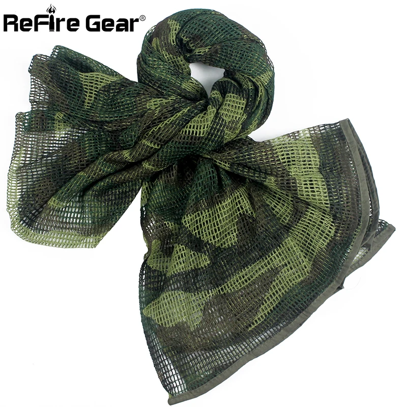 ReFire Gear арабский военный тактический сетчатый шарф мужской армейский Армейский