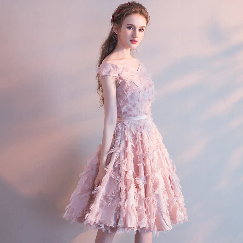 party evening dress 2018 new spring Korean version short student union bridesmaid girl. | Свадьбы и торжества
