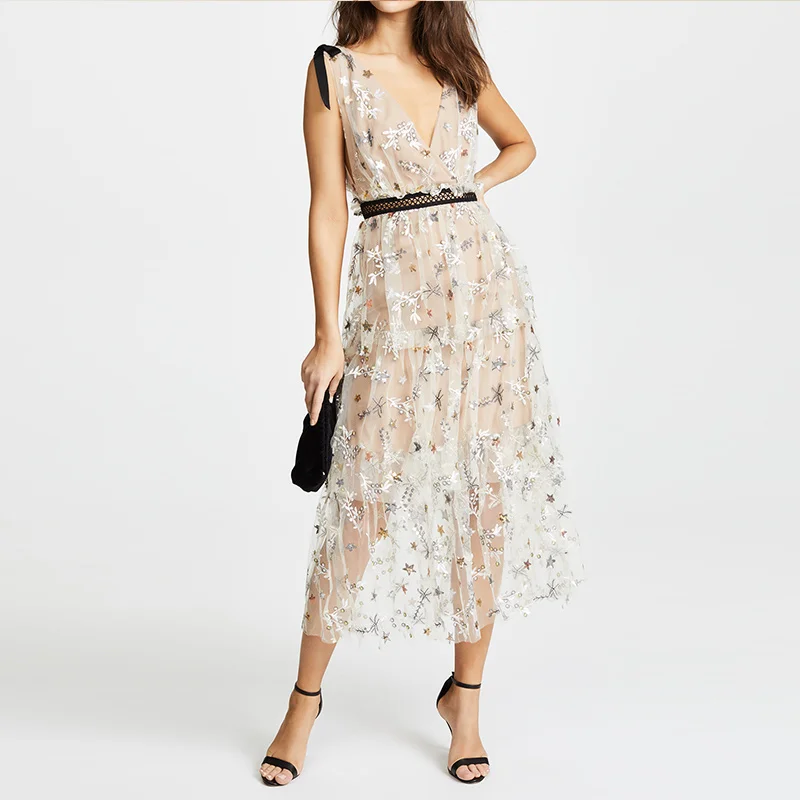 Женское платье с пайетками для подиума 2018 Высокое качество сексуальное