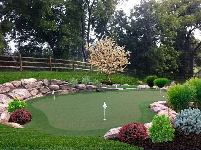 Синтетический газон для гольфа ПЭ-раствор | Спорт и развлечения