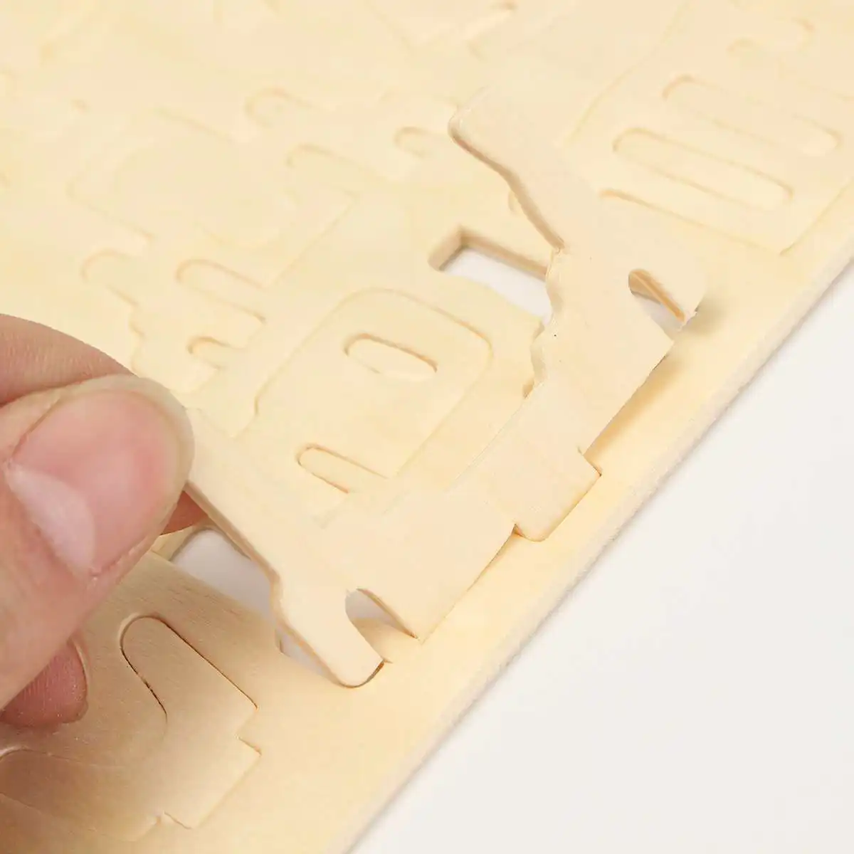 34 шт. DIY деревянный миниатюрный кукольный домик мебель 3D модель для детей Детские игрушки для ручной работы Дерево DIY ремесла кукольный дом мебель