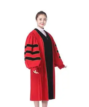 Red Black Высокое качество церковное духовенство одежда иерейское облачение костюм священника церкви Priest одежда chiesa prete dell abbigliamento - Цвет: Red Black