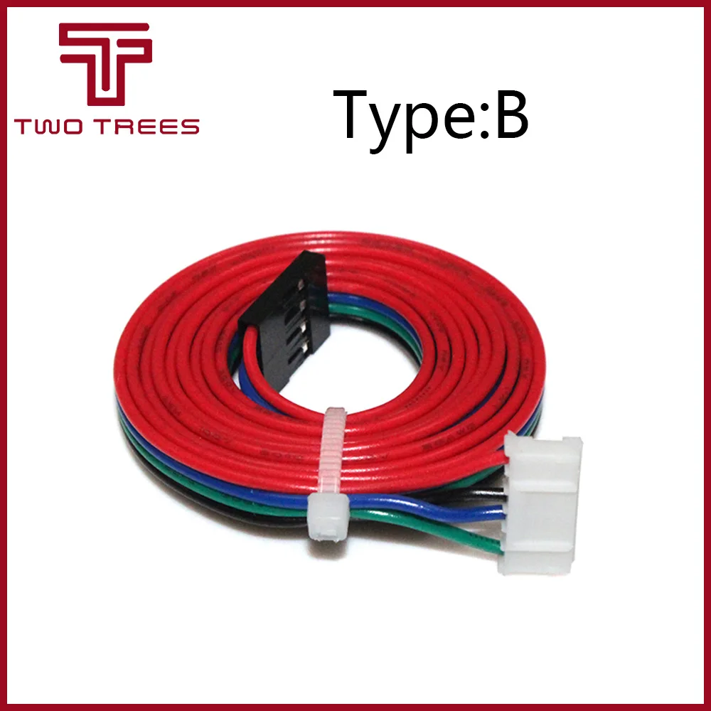 

High quality 5pcs/lot 1M DuPont line two-phase HX2.54 4pin to 6pin Terminal Motor Connector cables for 42 Stepper Motor XH2.54
