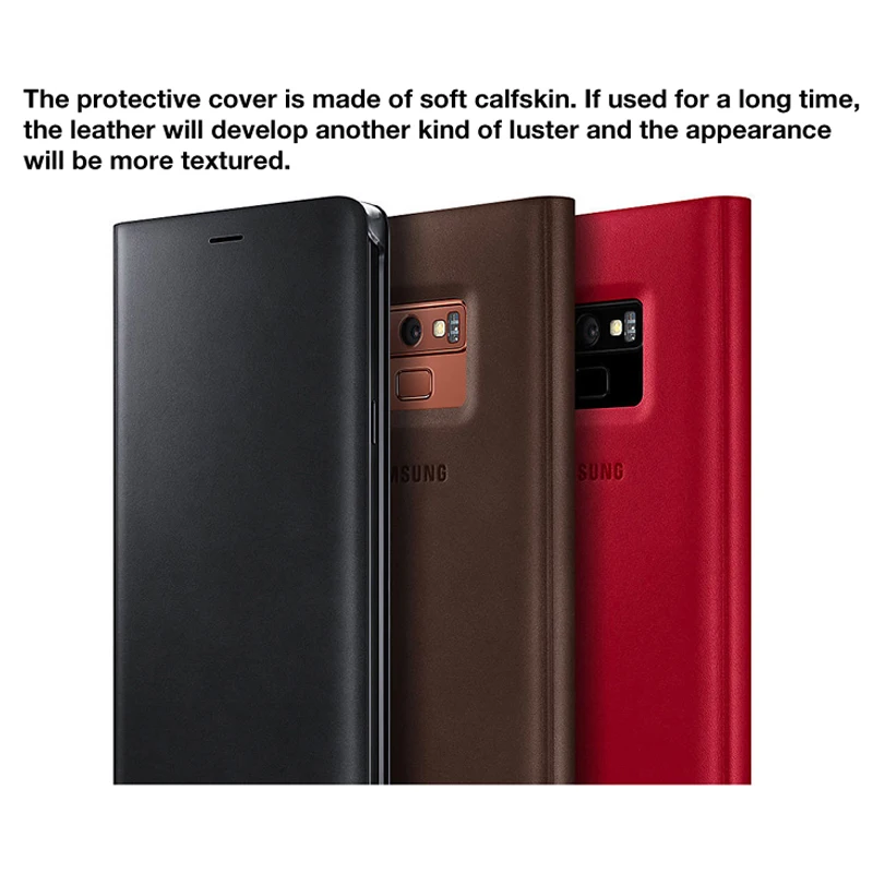 Для samsung кожаный чехол Защитная крышка чехол для телефона для samsung Galaxy Note 9 Note9 SM-N9600