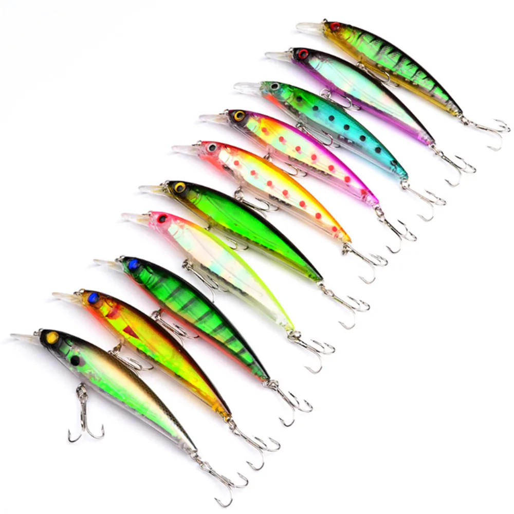 FISHINAPOT 1 шт. рыболовные приманки 3D глаза плавающий лазерный гольян 11 см 13,5 г реалистичный твердый воблер кренкбейт рыболовные снасти isca