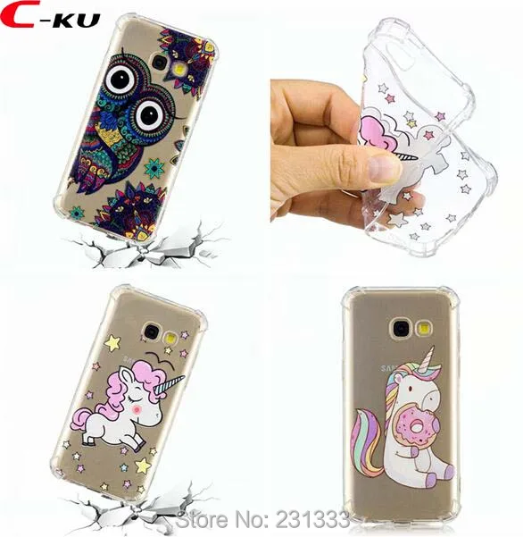 Мягкий ТПУ чехол C ku 3D с рисунком совы для Samsung Galaxy NOTE9 A3 A5 2017 J3 J5 J7 A310 A510 J2 PRO 2018 J310