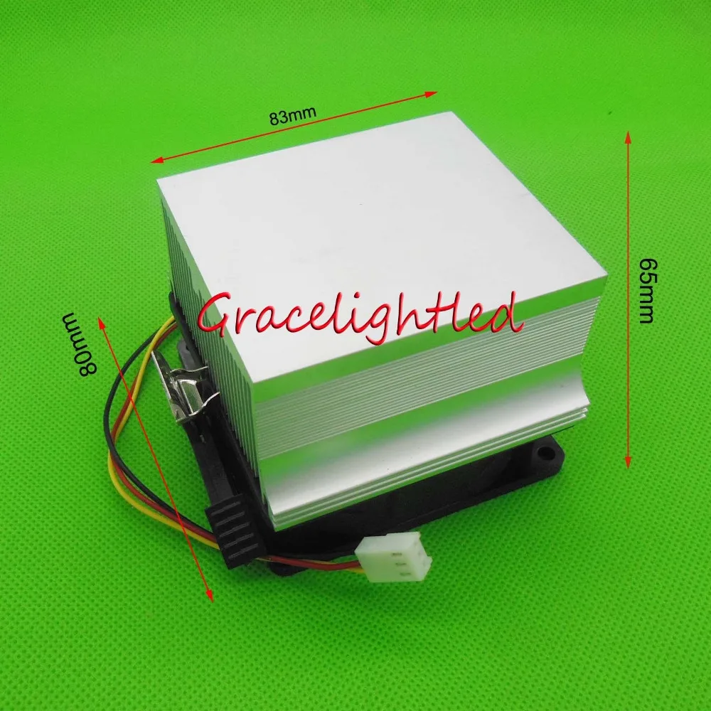 Алюминиевый вентилятор охлаждения для радиаторов 1 шт. 20 Вт 50 100 Светодиодная