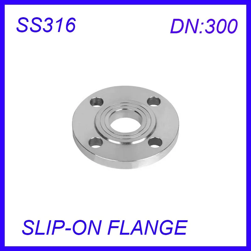 

DN300 Stainless Steel SS316L RAISED FACE 4-Bolt SLIP-ON FLANGE Industrial