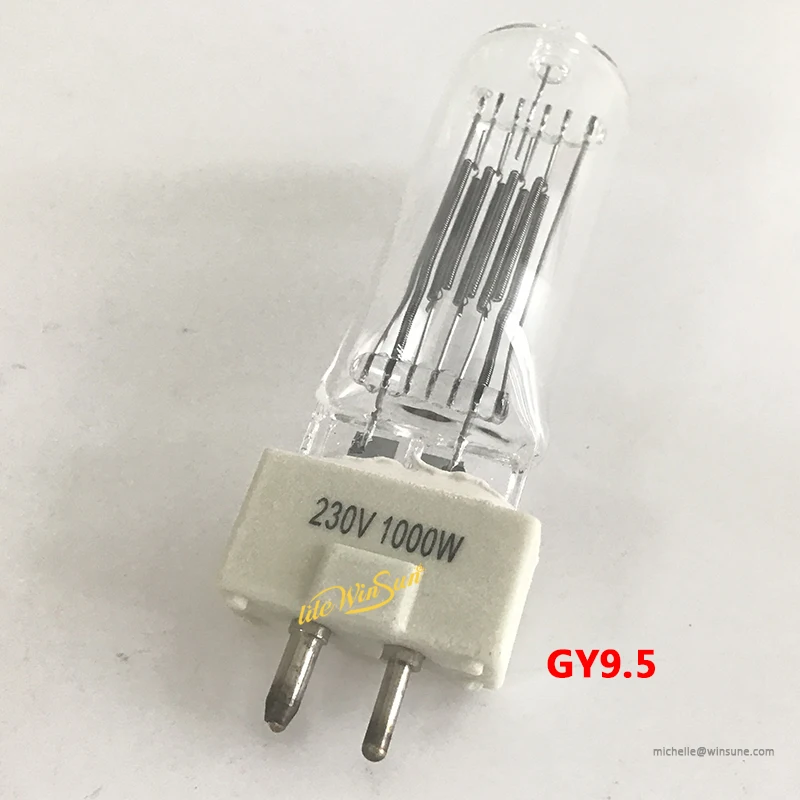Litewinsune 4X FTL 230 В 1000 Вт лампа g9 5 gx9 CP70 Кварцевая галогеновая для пленки Sudio светильник