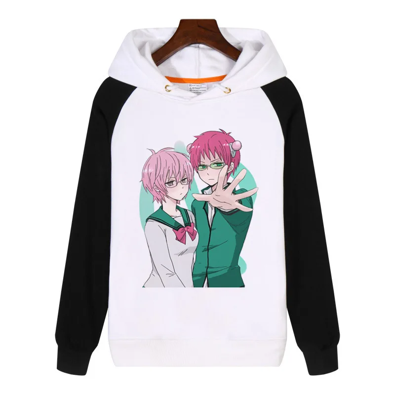 Толстовка Saiki Kusuo no sai-nan с логотипом японского аниме модная мужская и женская