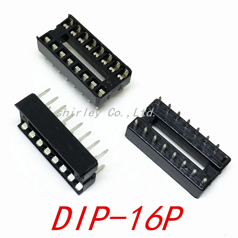 10 шт. IC seat 6P/8P/14P/16P/18P/20P/24P/28P/40P DIP адаптер для припоя интегральная схема