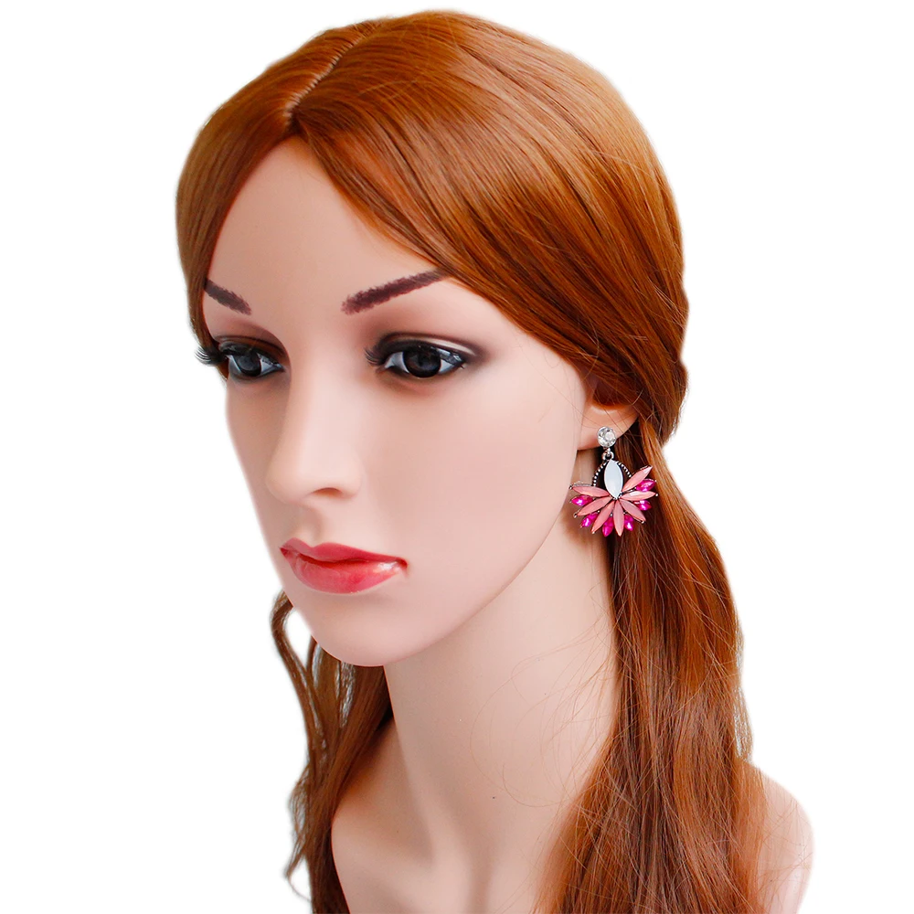 F &amp U бренд 2017 новинка модные популярные роскошные серьги в форме вентилятора