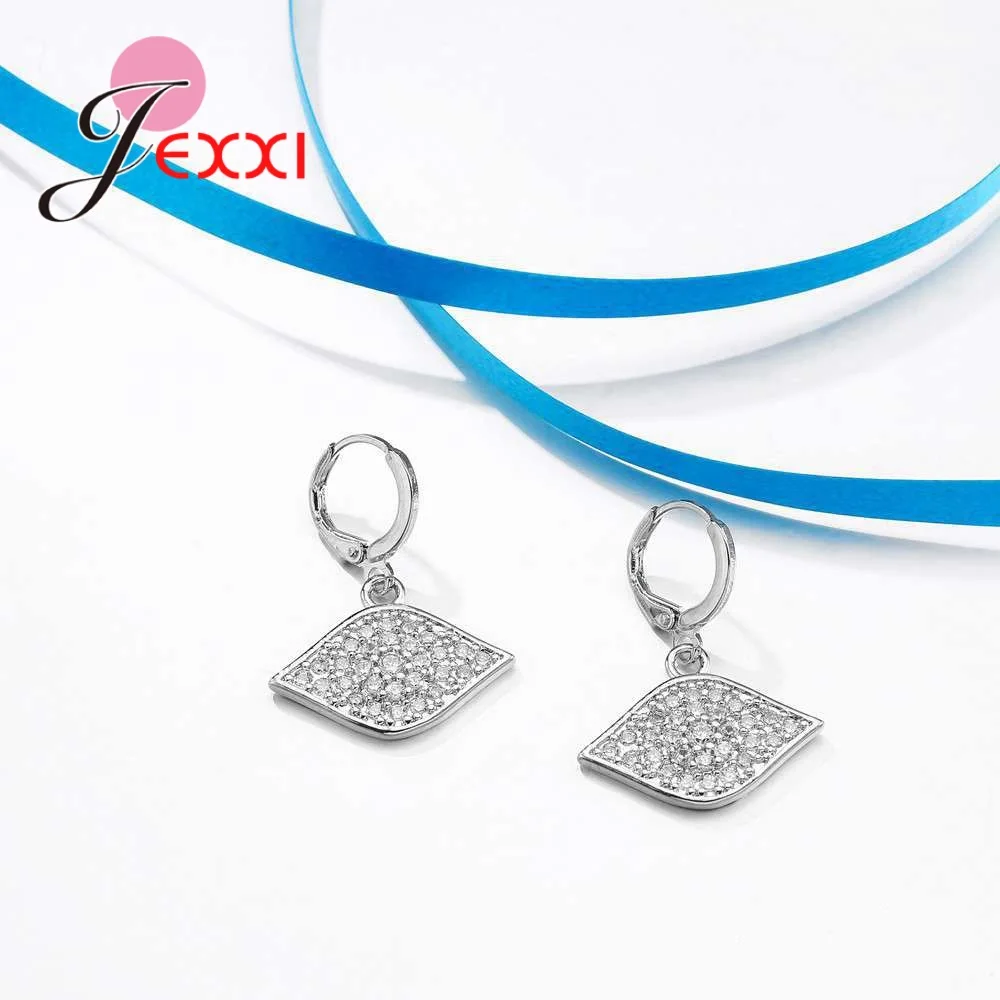 Женский ювелирный комплект из серебра 925 пробы с фианитами|set accessorie for women|925 sterling