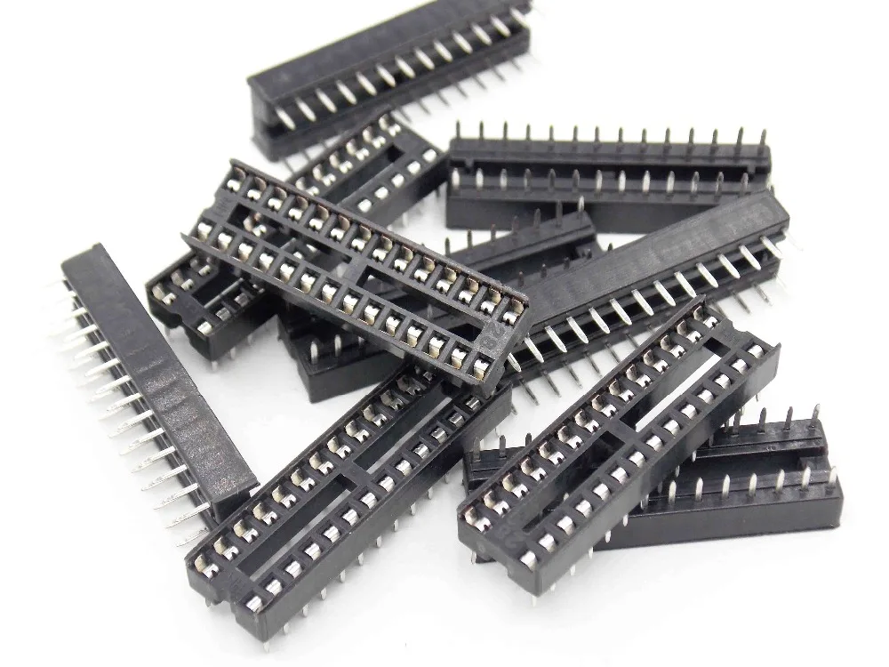 10 шт./лот 28pin DIP IC розетки адаптер паяльный Тип 28-контактный узкий корпус |