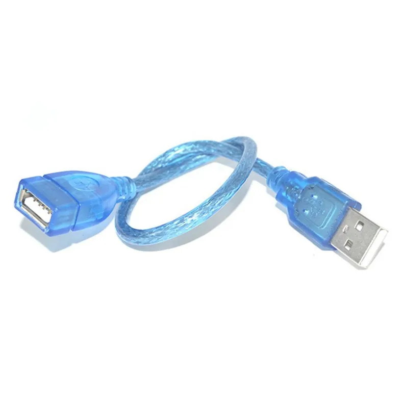USB удлинитель 0 3 метра для компьютера кабель подключения usb накопителя к гнезду