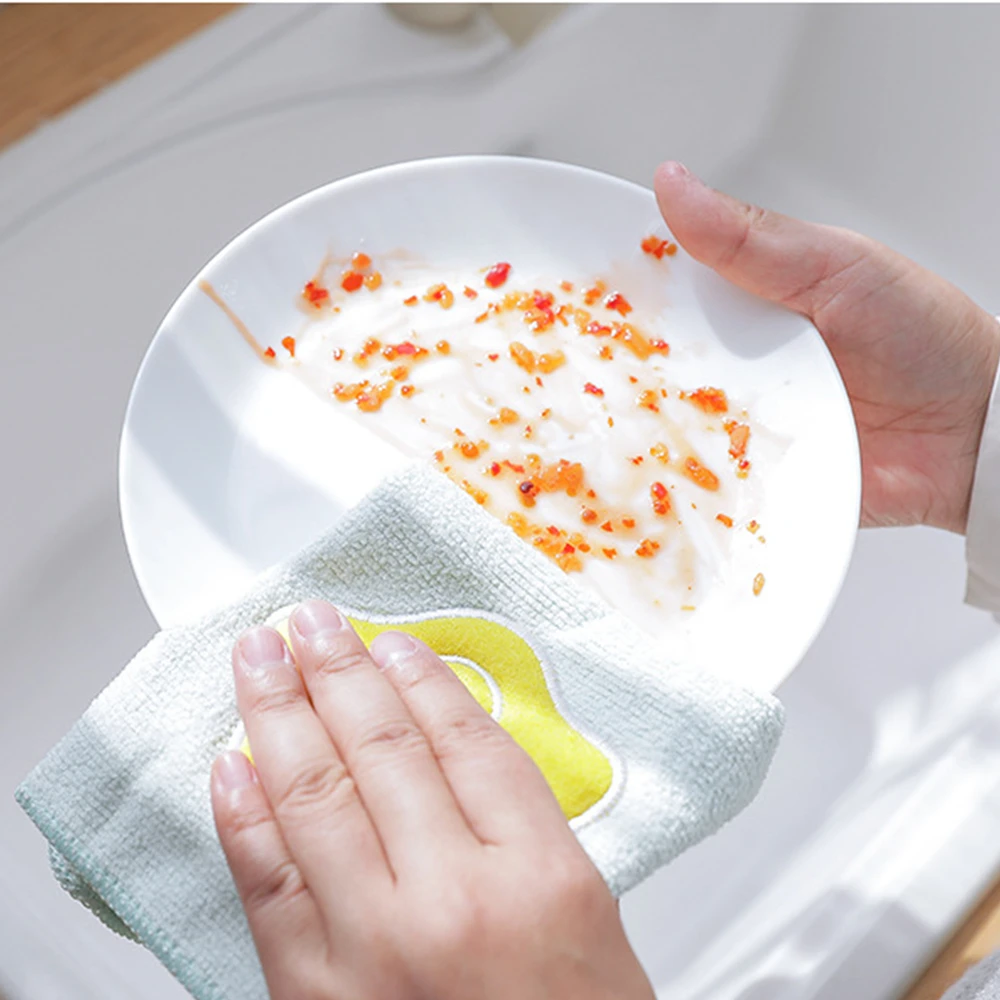 Впитывающее полотенце из микрофибры для домашней кухни толстое кухонное