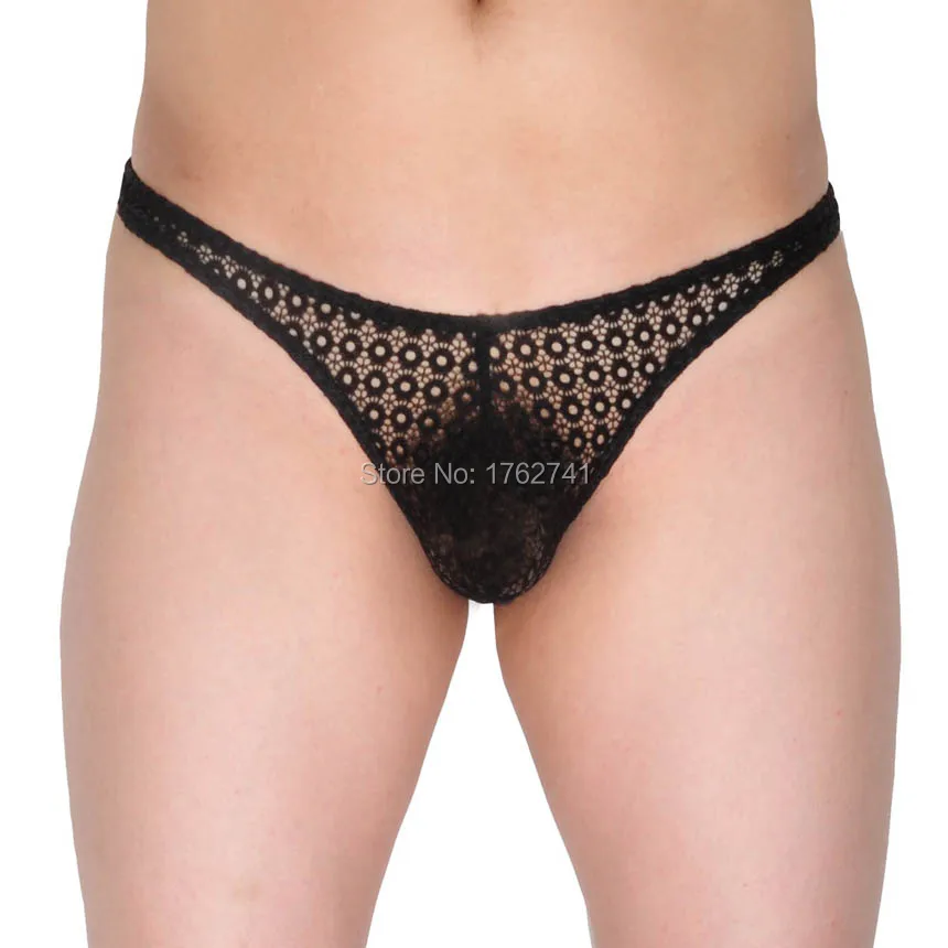 Сексуальное мужское кружевное нижнее белье для геев мужские стринги бандаж