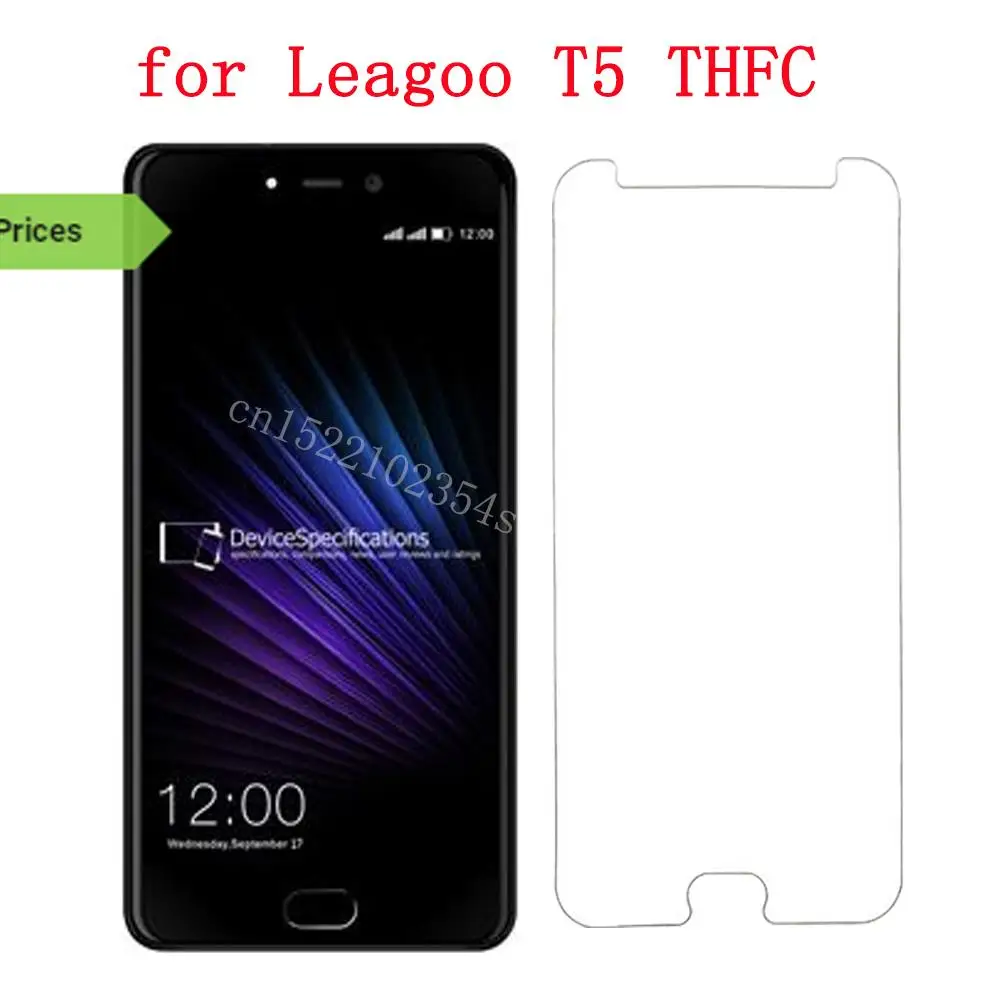 2.5D Закаленное стекло для Leagoo T5 THFC защитная пленка Взрывозащищенная Защита экрана