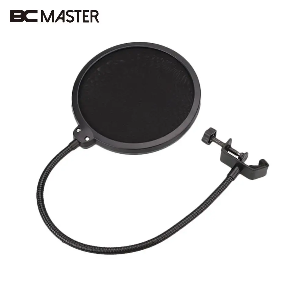Черный Гибкий микрофон BCMaster на лобовое стекло поп фильтр ветрозащитный экран