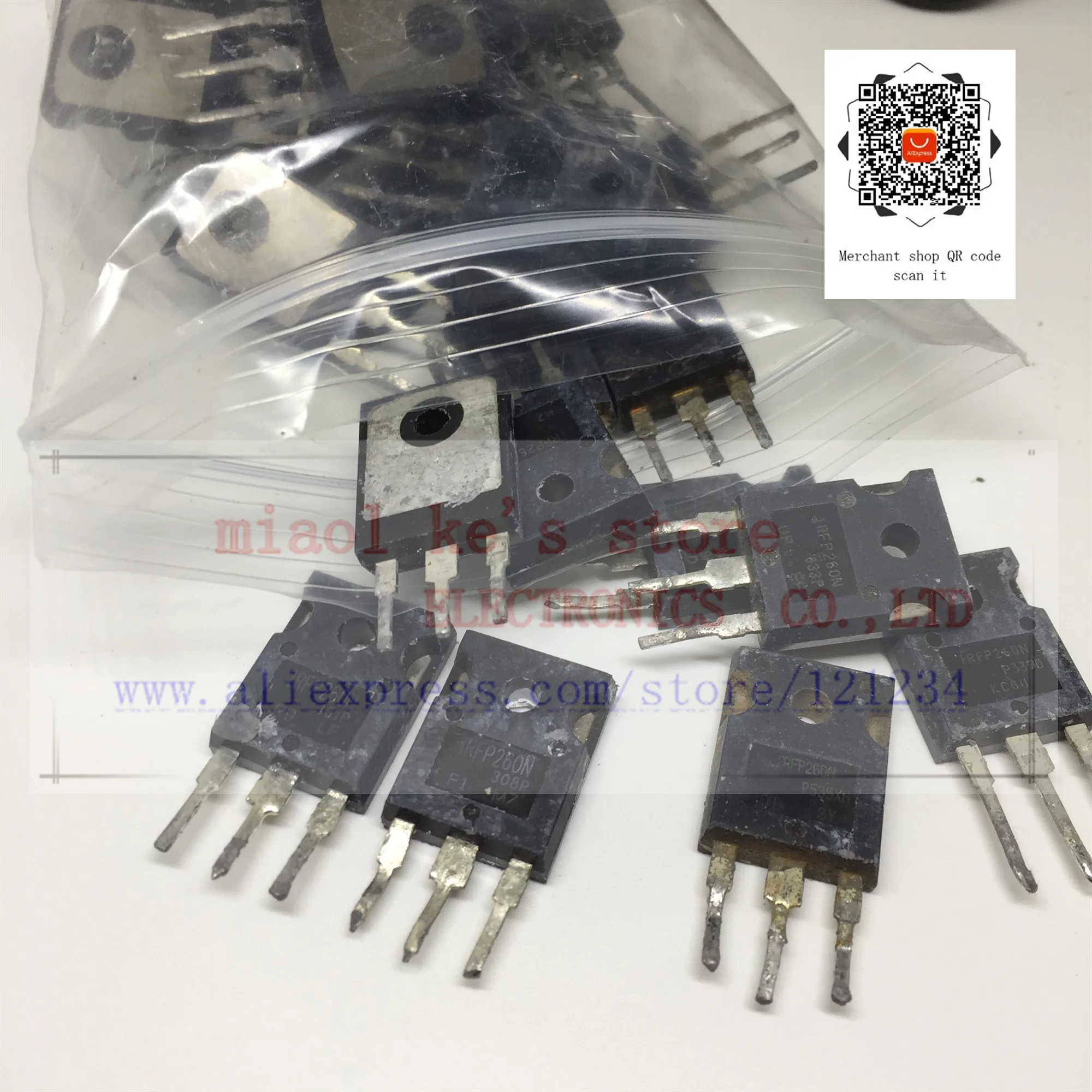 

[50pcs] IRFP260 IRFP260N IRFP260NPBF IRFP260NPBF [ Used goods ] Through hole MOSFET N-CH pval (2068) 200V 50A 300W TO-247AC