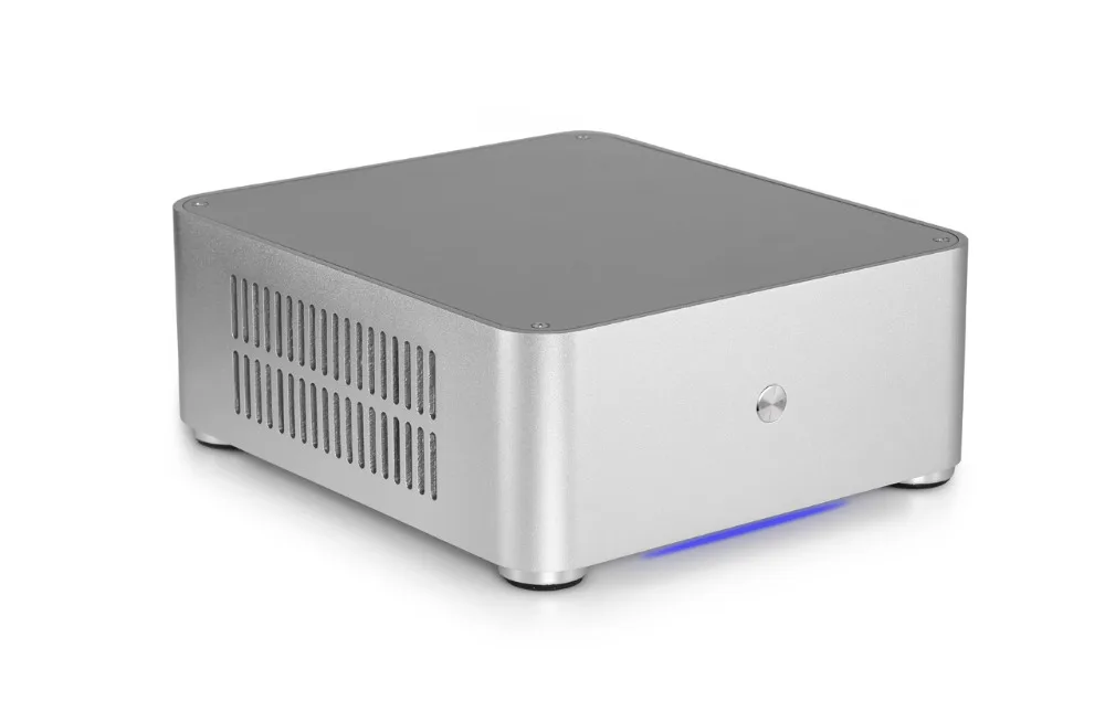 2016 Realan Алюминия Mini ITX Корпус без Блока Питания компьютер Случае Настольных ПК |